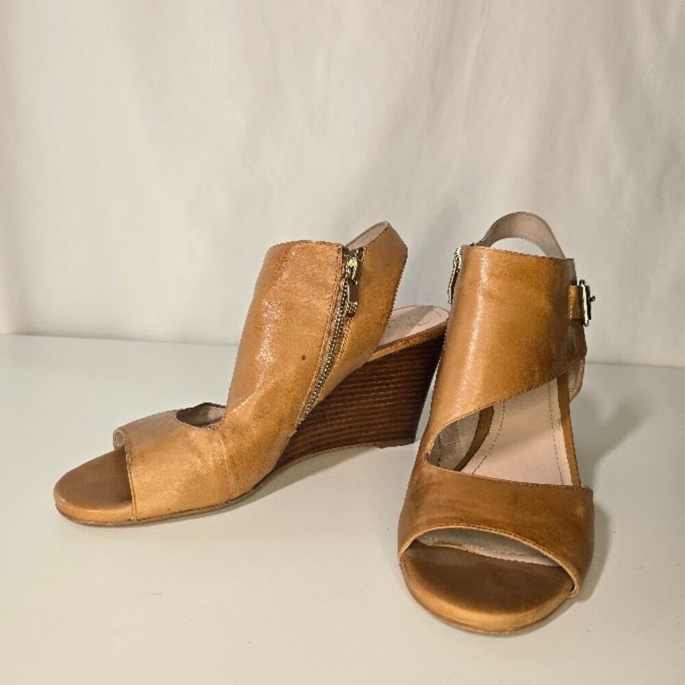 Vince Camuto brown wedge heel